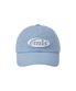 TONE ON TONE WAPPEN BALL CAP-SKY BLUE