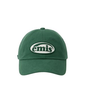 TONE ON TONE WAPPEN BALL CAP-GREEN