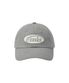 TONE ON TONE WAPPEN BALL CAP-GRAY