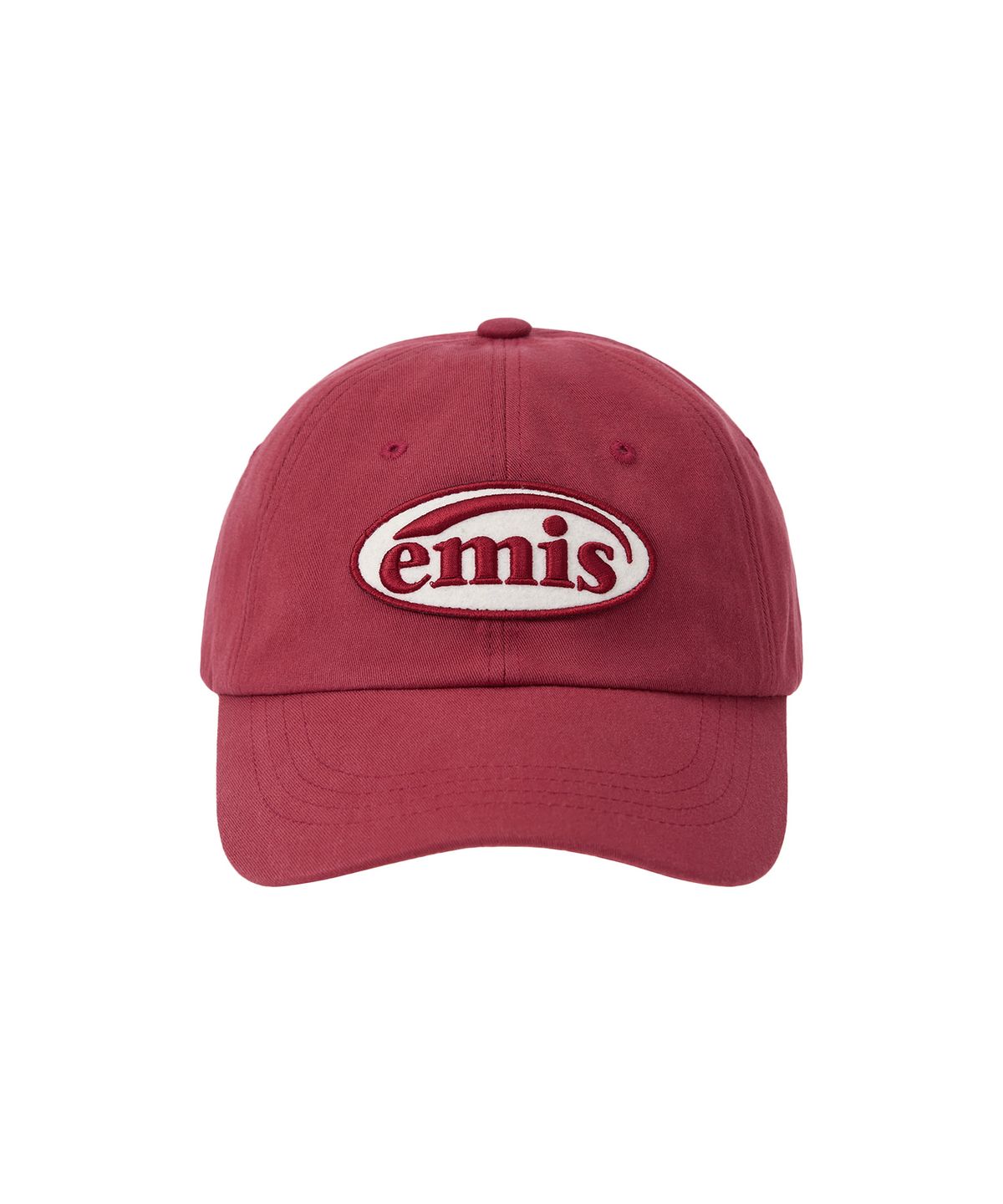 이미스(EMIS) TONE ON TONE WAPPEN BALL CAP-RED