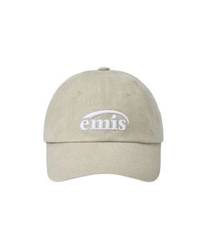 NEW LOGO PIGMENT BALL CAP-BEIGE