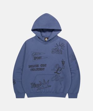 Stencil Hoodie Violet