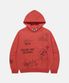 Stencil Hoodie Red