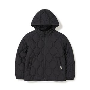 키즈 리사이클 퀄팅 후드 자켓 (S24WKFPJ80) Black