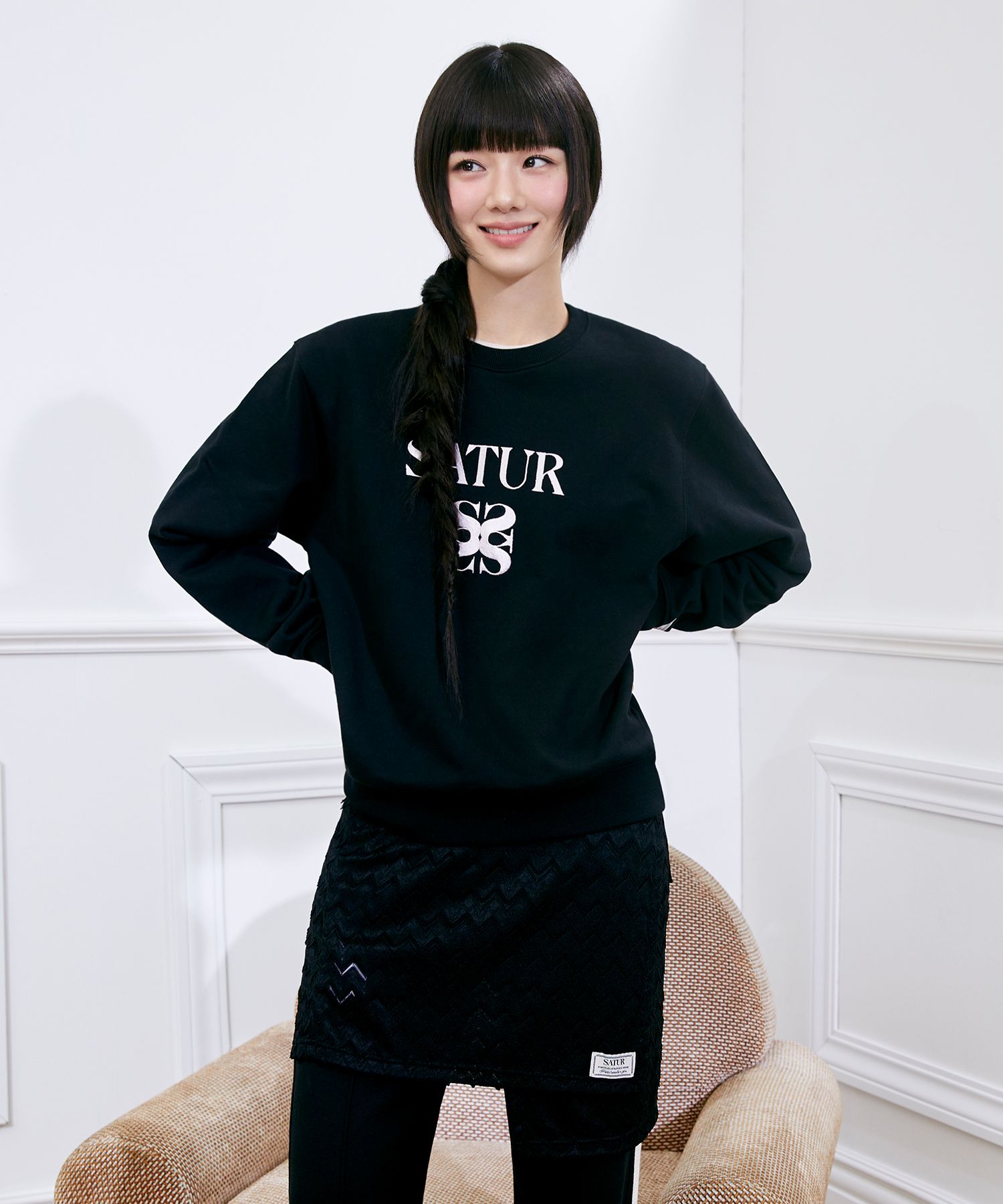 [韓国]★SATUR★Crochet Layered Skirt★レイヤード スカート★ 韓国]☆SATUR☆Crochet Layered Skirt☆レイヤード スカート☆