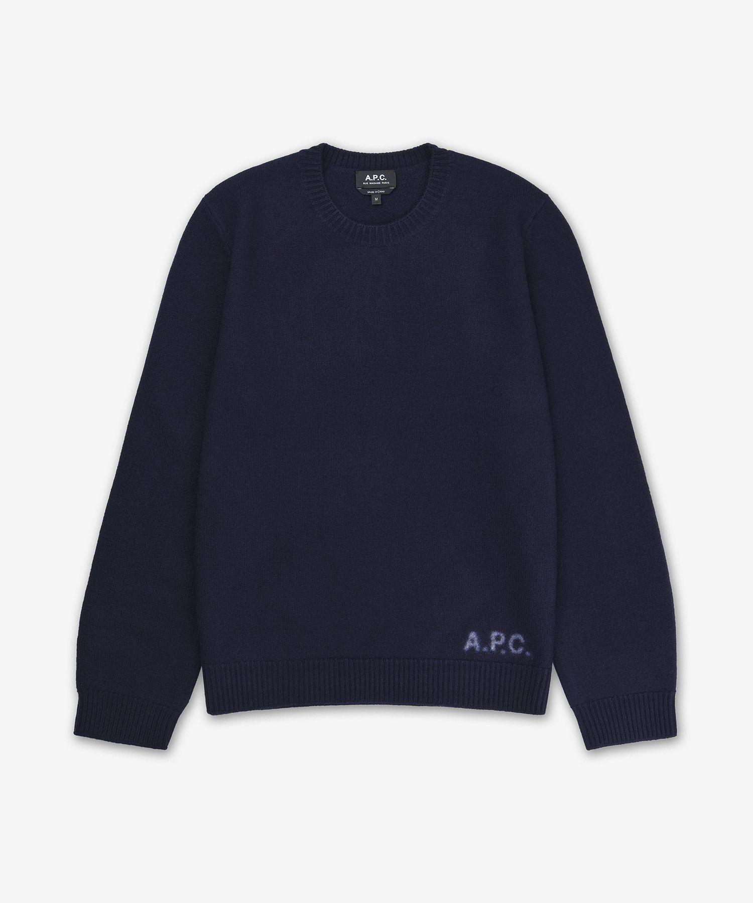 ★送料・関税込★A.P.C.★A.P.C. EDWARD KNIT★NAVY MUSINSA | A.P.C. Edward Knit - Dark Navy / WVBDJH23059IAK