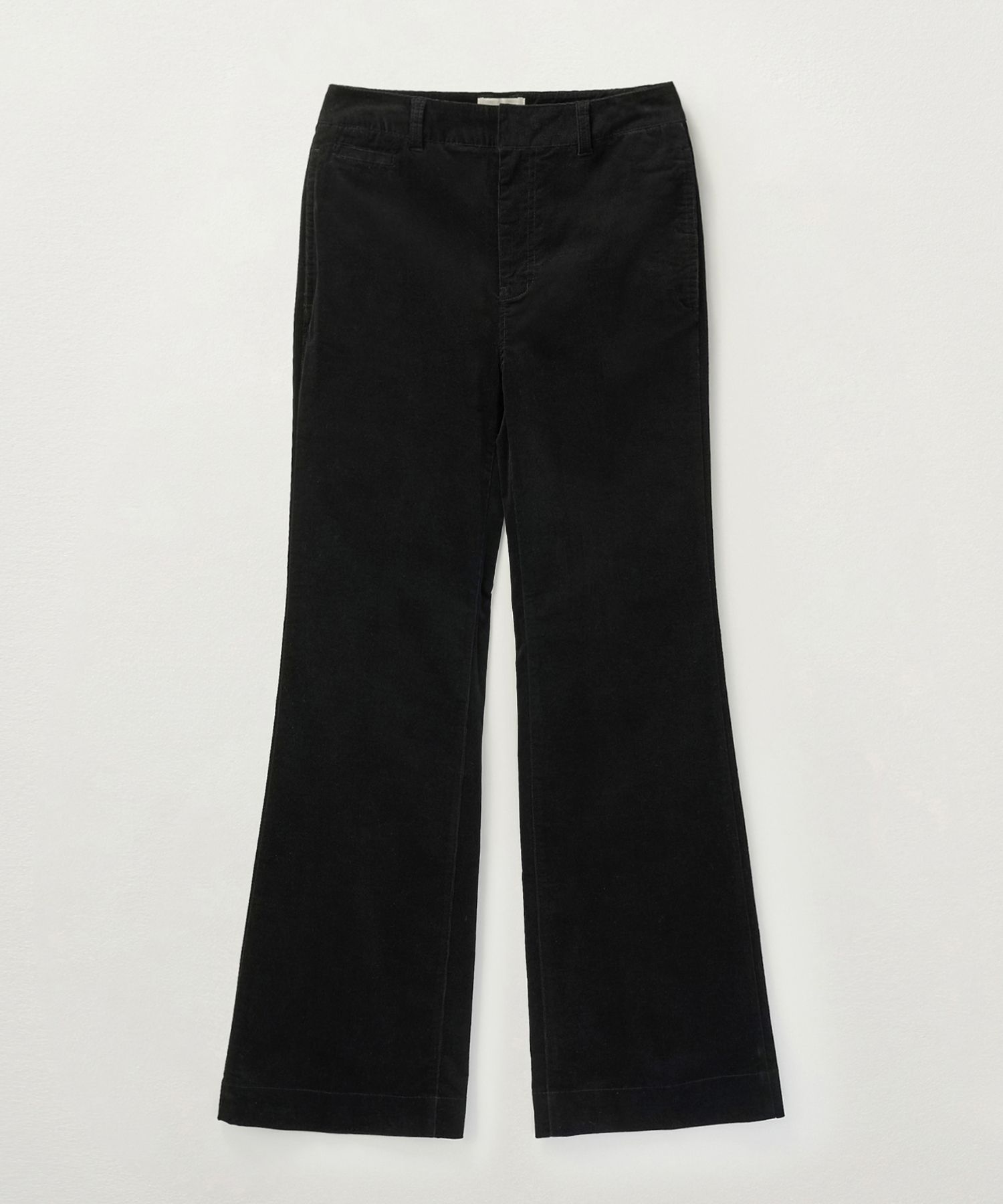 ★SATUR★ W Soft Corduroy Semi Flare Pants Black MUSINSA | SATUR (W) Soft Corduroy Semi Flare Pants Black