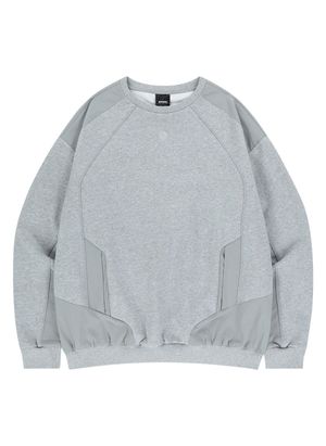 OG 쉴드 포켓 맨투맨-멜란지그레이