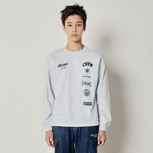 주니어 밑단 레이어드 맨투맨 티셔츠