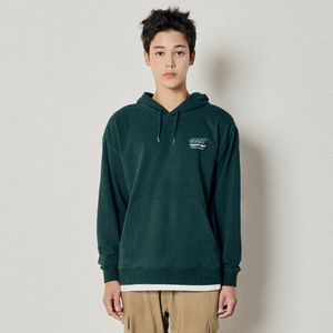 주니어 백 스트릿 로고 그래픽 후드티셔츠