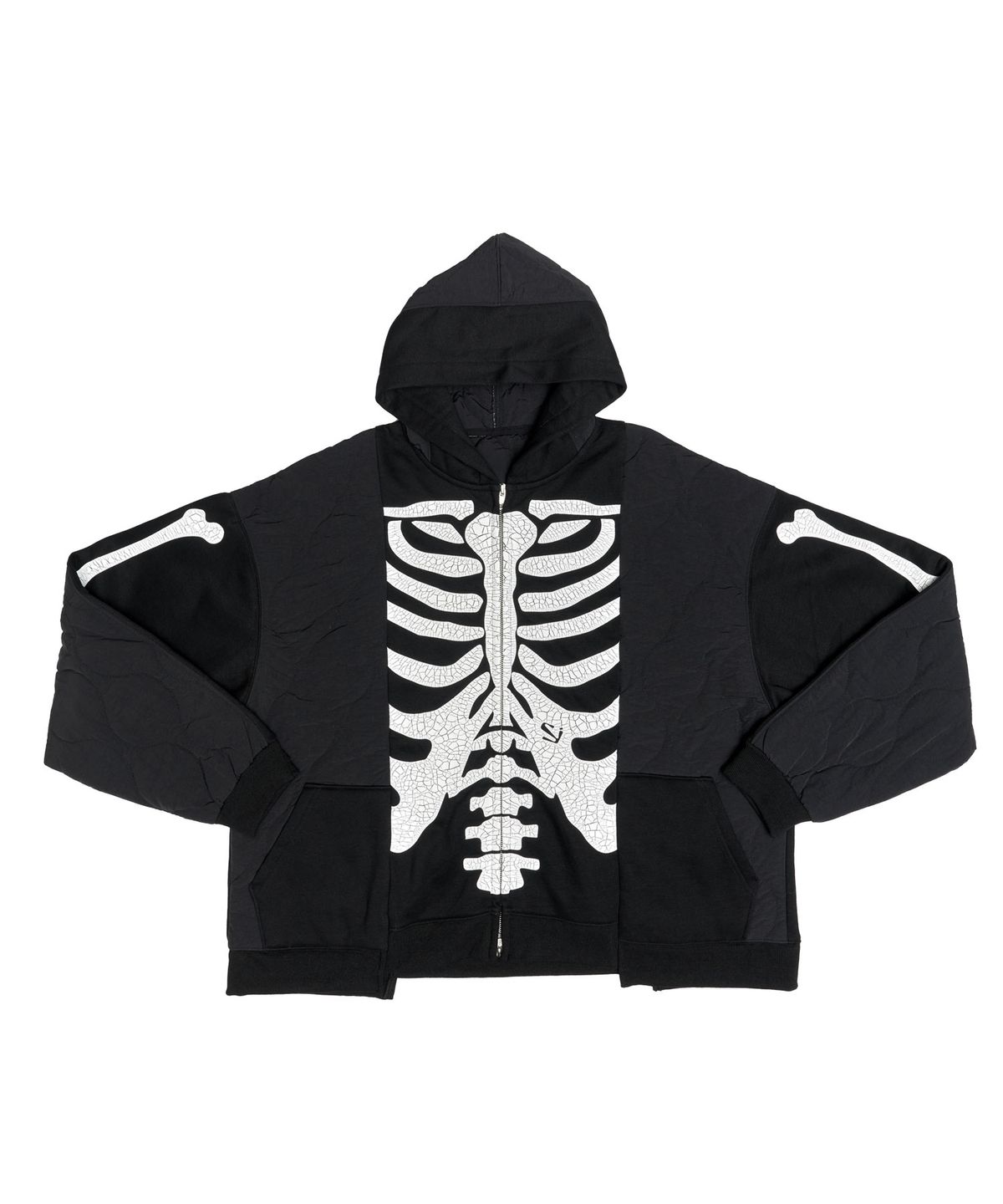 스키즘 인듀싱(SCHISM INDUCING) FR ZIP UP HOODIE BLACK