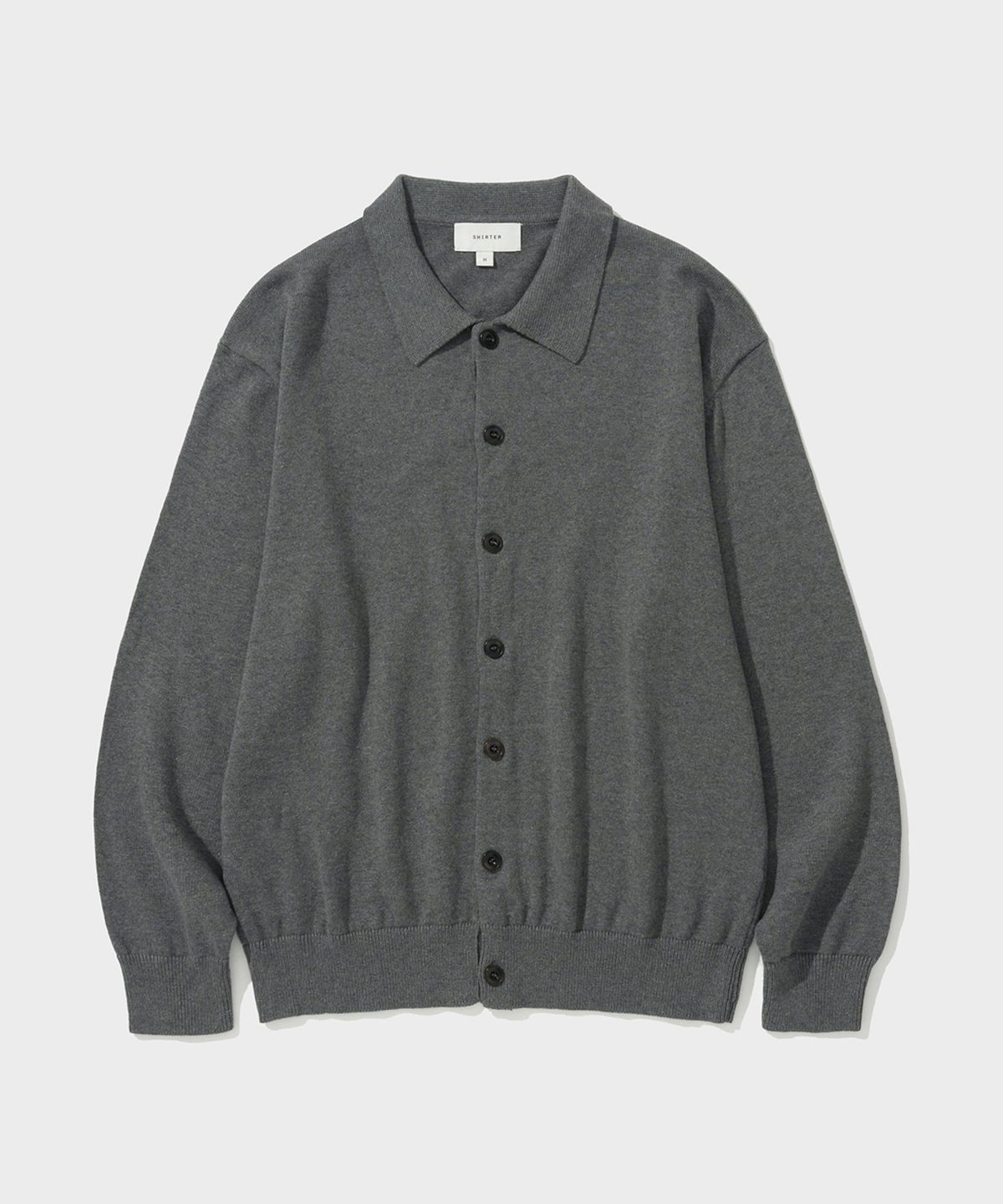 셔터(SHIRTER) COTTON CASHMERE CARDIGAN (M/GREY)
