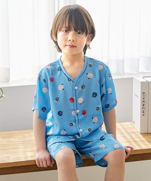 078헬로퐁 반소매 파자마세트