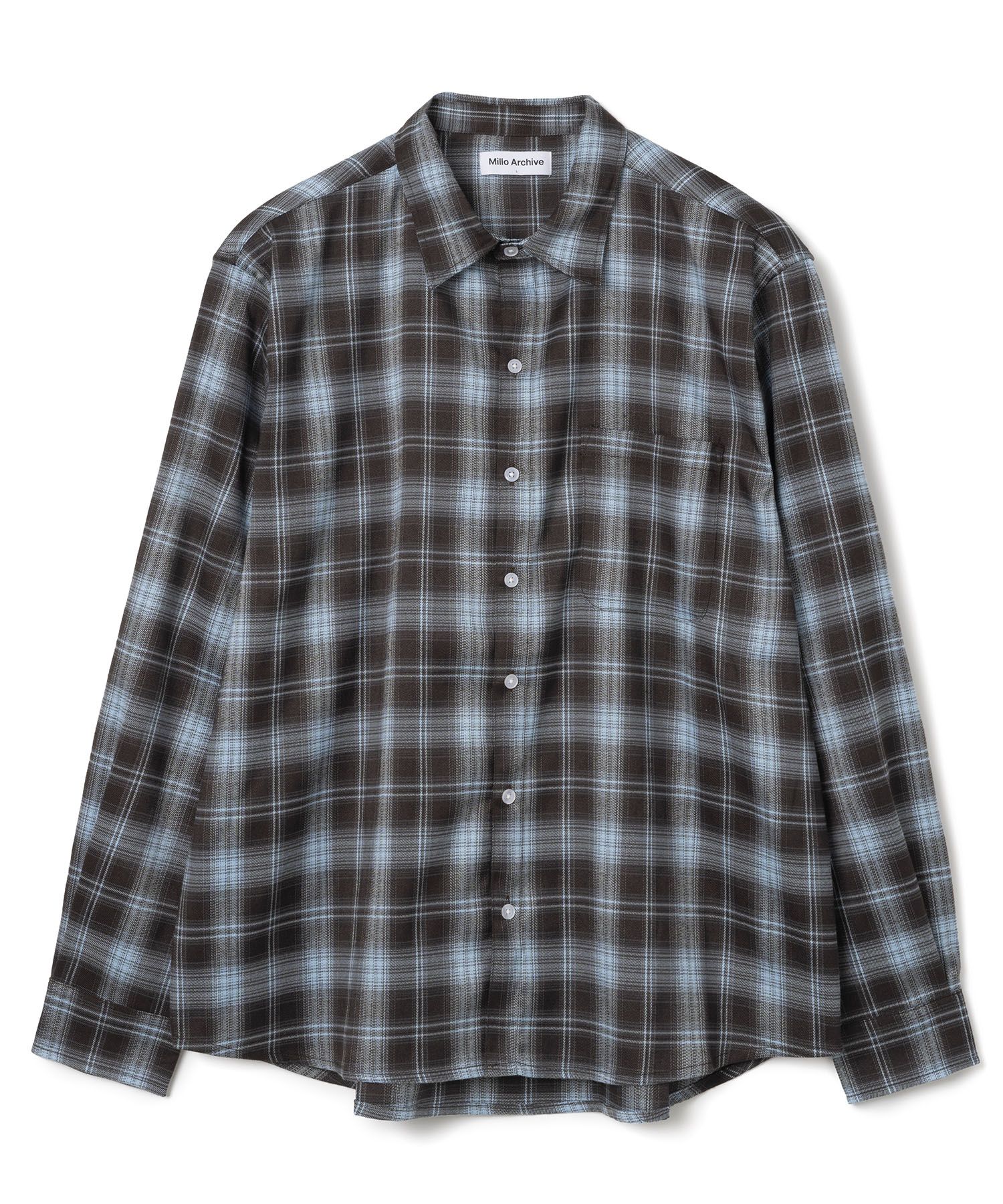 RILY ombre check shirts 今市隆二 RILY ombre check shirts 今市隆二 - メルカリ