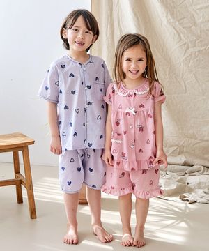 082핑코코캣 반소매 파자마세트