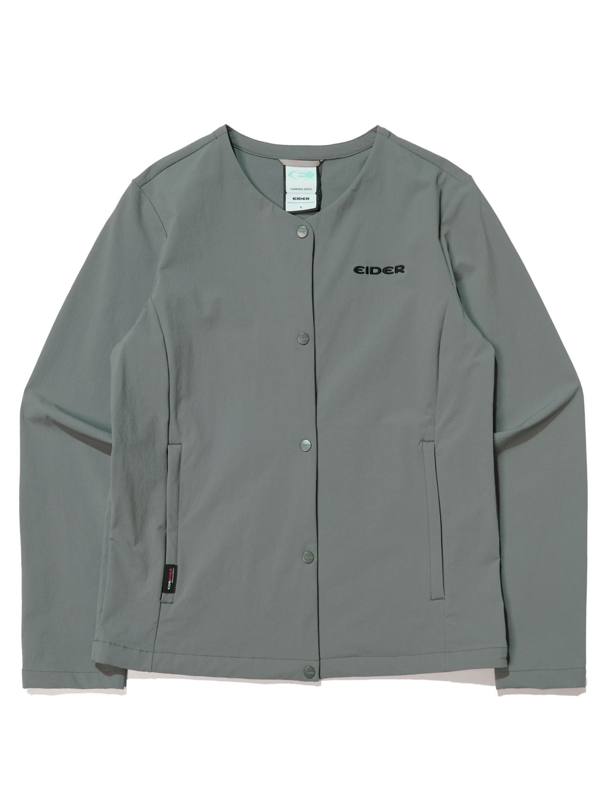 아이더(EIDER) MOUNT 365 (마운트 365) 여성 코듀라 가디건 자켓_GREEN GREY DWU24150JQ
