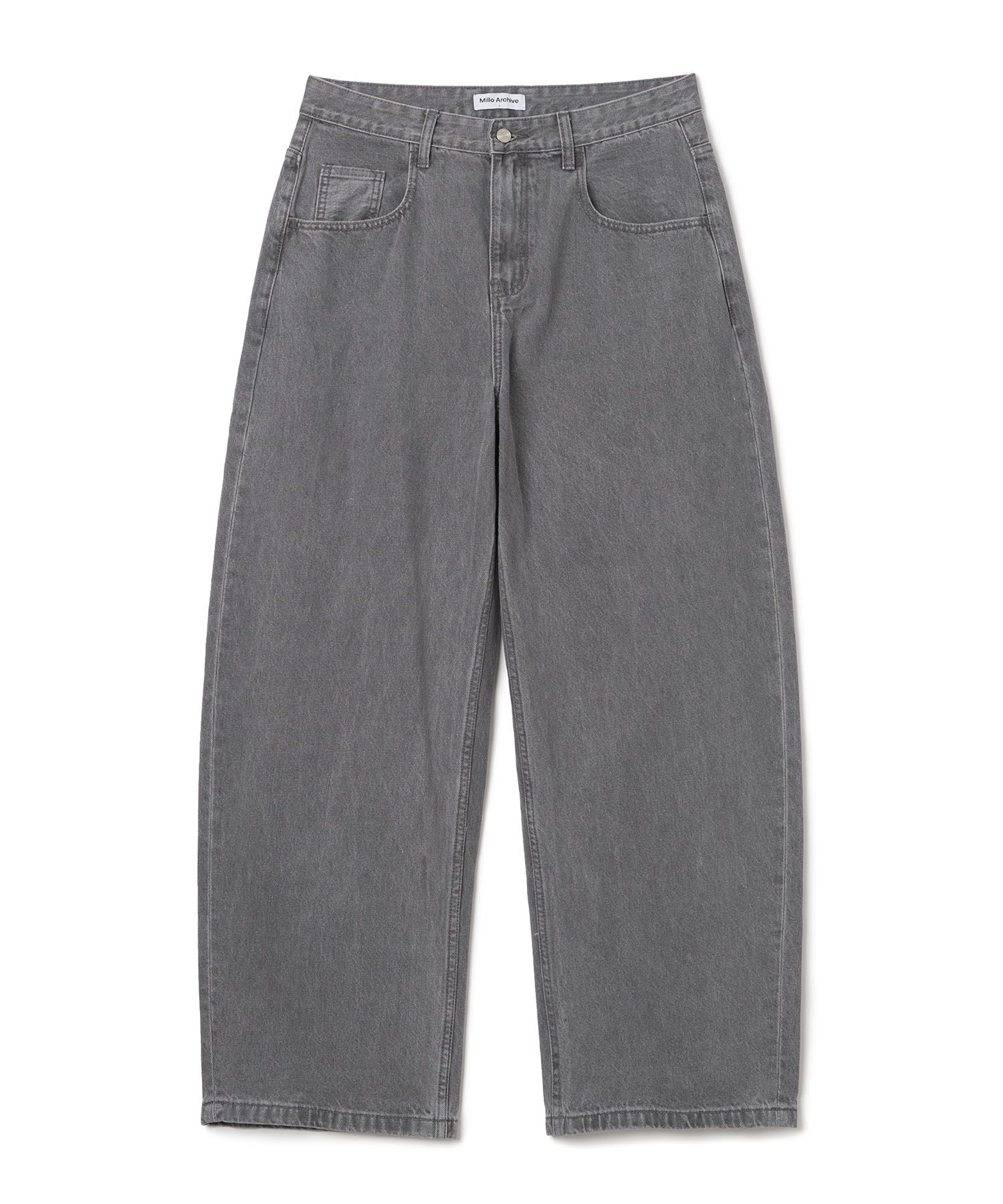 MUSINSA | MILLO ARCHIVE Reflect Curved Pants [Gray]