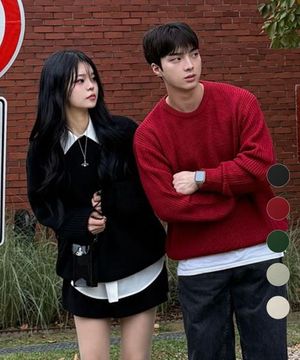 헤미쉬 라운드 니트-5Color