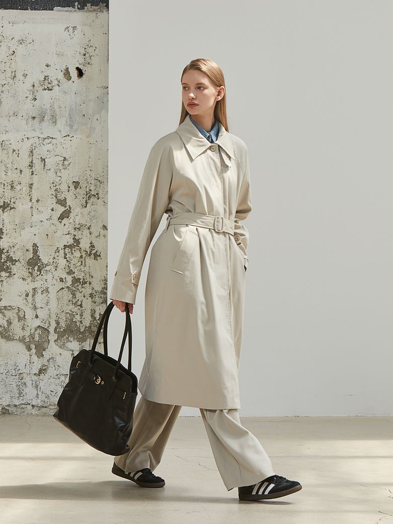 ANC SINGLE TRENCH COAT_BEIGE