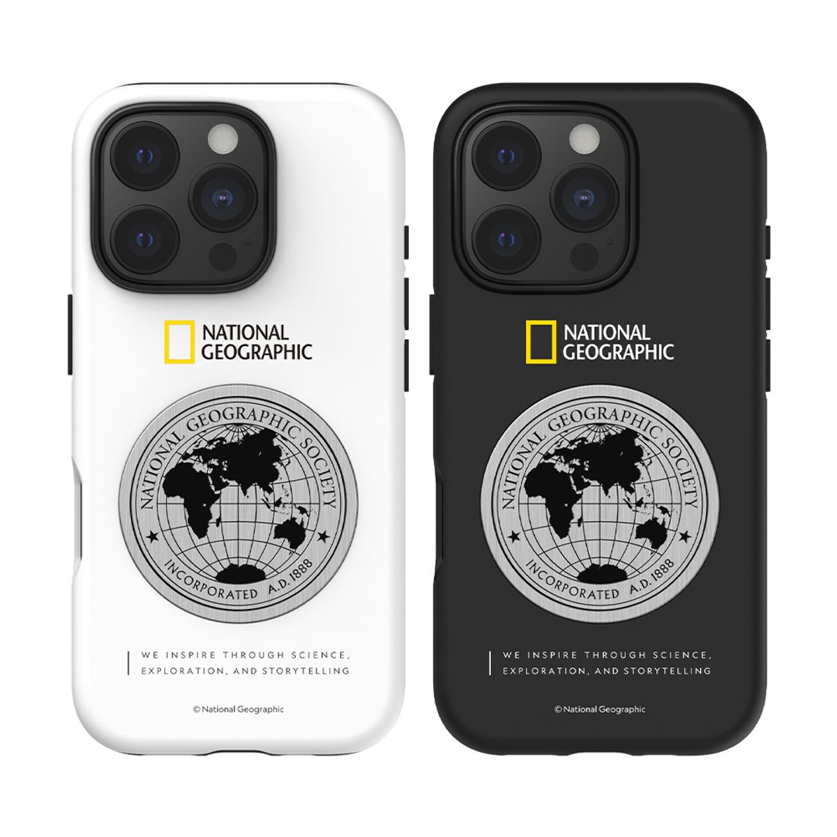 내셔널지오그래픽 모바일(NATIONAL GEOGRAPHIC MOBILE) 아이폰16 프로 프로맥스 플러스 메탈데코 하드쉘 케이스