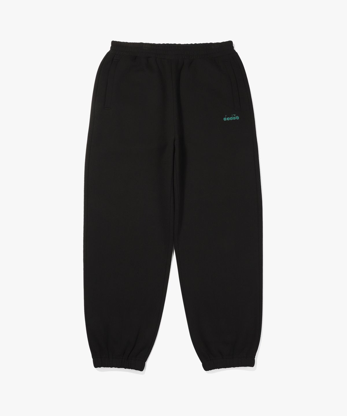 디아도라(diadora) 컴피 기모 스웻팬츠 BLACK