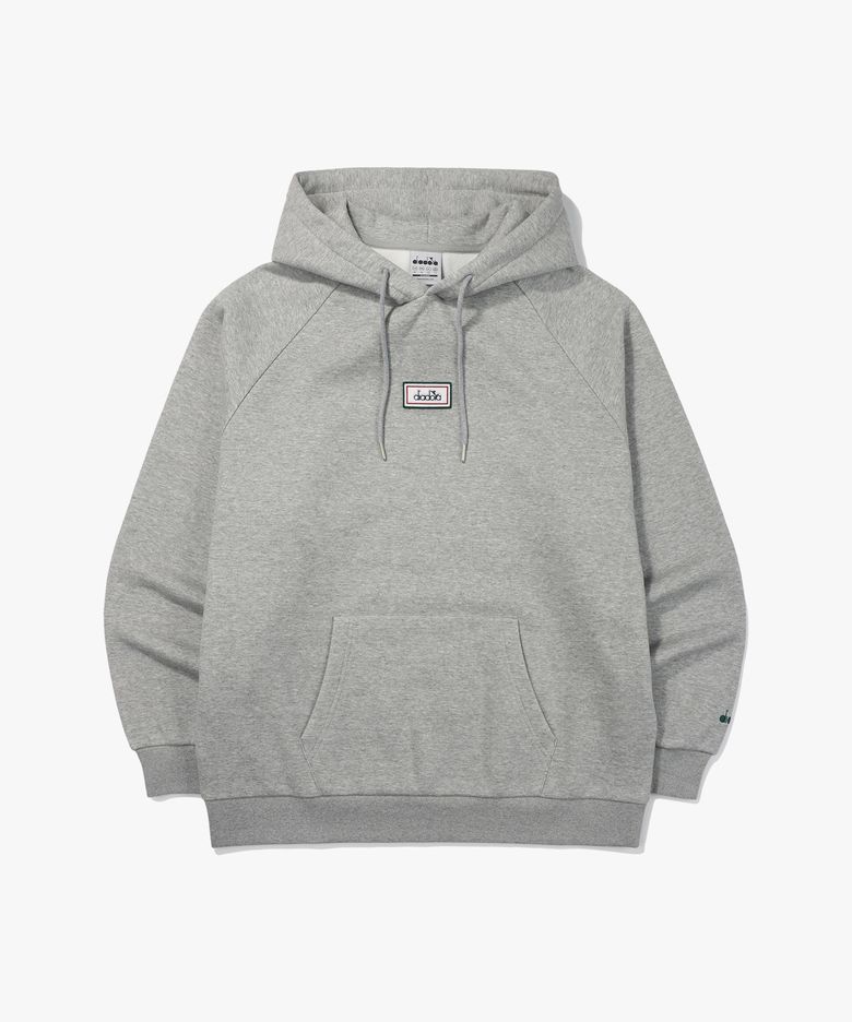 컴피 기모 후드티셔츠 GREY