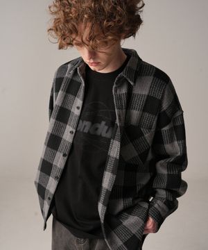 Muel Check Shirt GREY