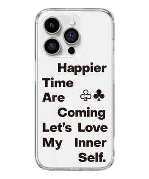 [My feelings] 아이폰 전기종 자인 젤하드케이스 해피 타임