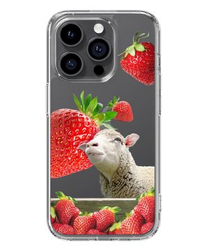 [나 딸기양] 아이폰 전기종 디자인 젤하드케이스