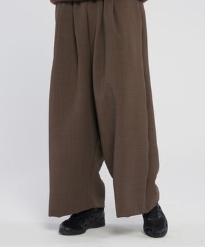 TR Baggy Wide Pants_Brown