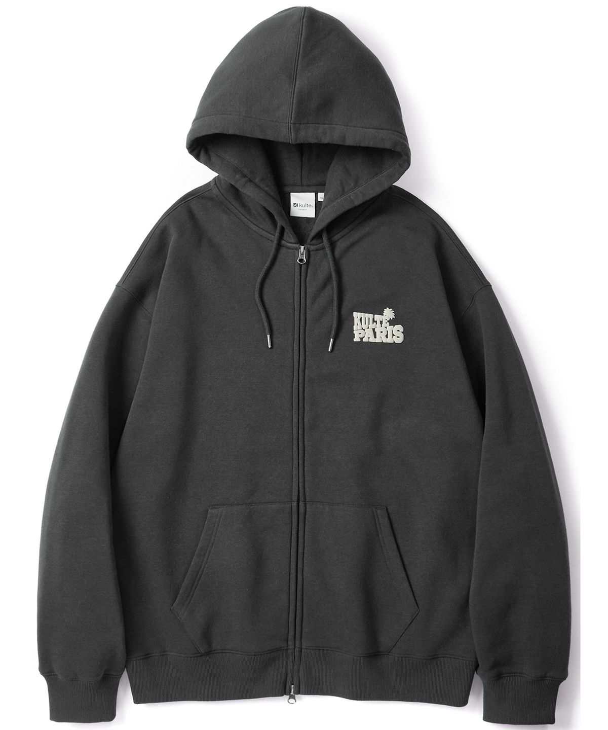 쿨트(KULTE) Palm tree zip-up Grey