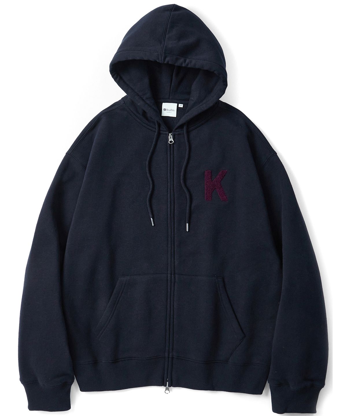 쿨트(KULTE) K boucle zip-up D.navy