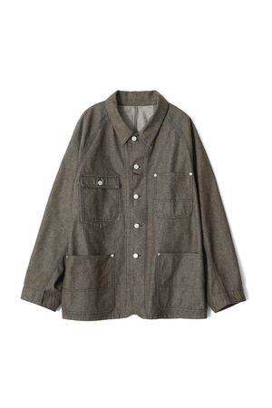 Painter Denim Chore Jacket Olive