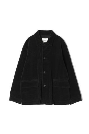 Gardener Corduroy Coverall Jacket Black