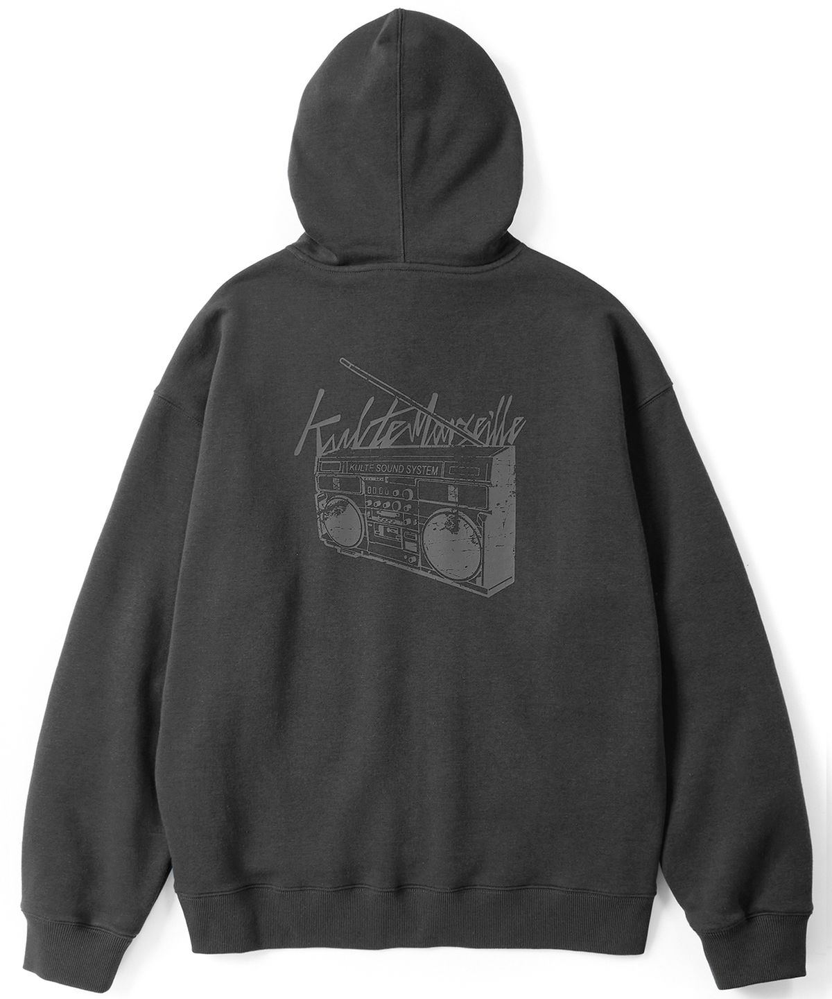 쿨트(KULTE) Retro radio hoody Grey