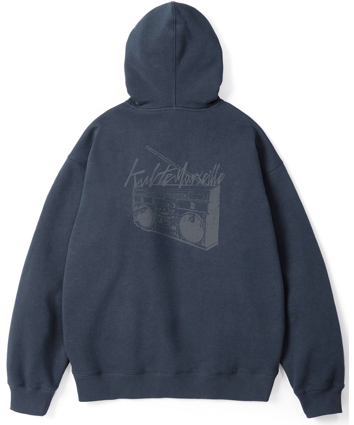 쿨트(KULTE) Retro radio hoody Blue