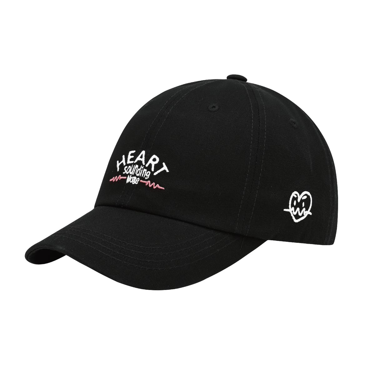 에즈아이원(ASIWANT) HEART SOUNDING NOISES BALL CAP BLACK
