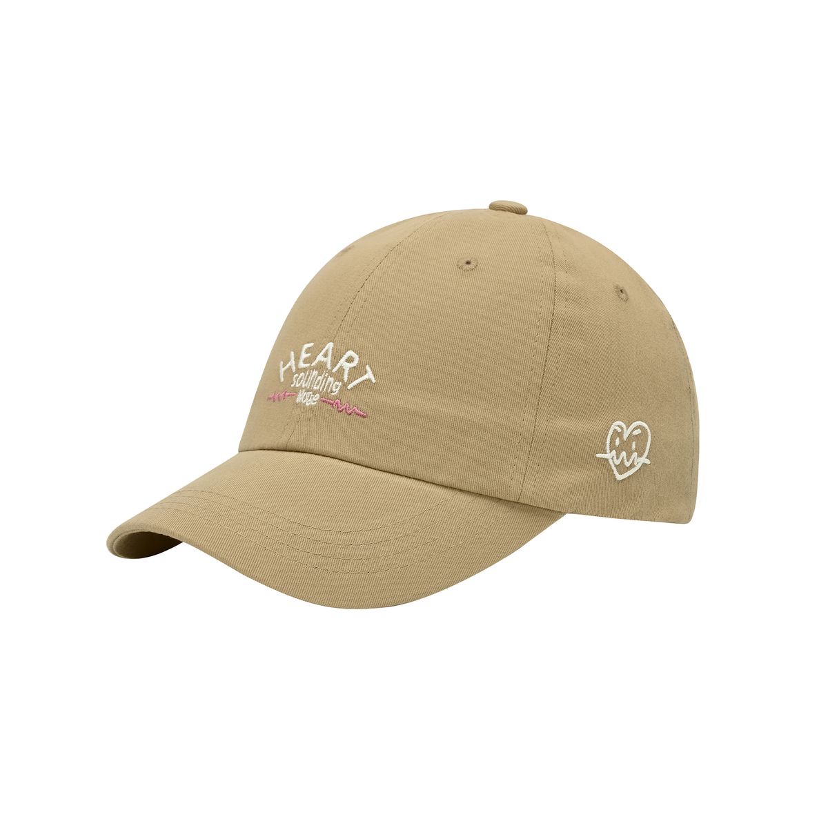 에즈아이원(ASIWANT) HEART SOUNDING NOISES BALL CAP BEIGE