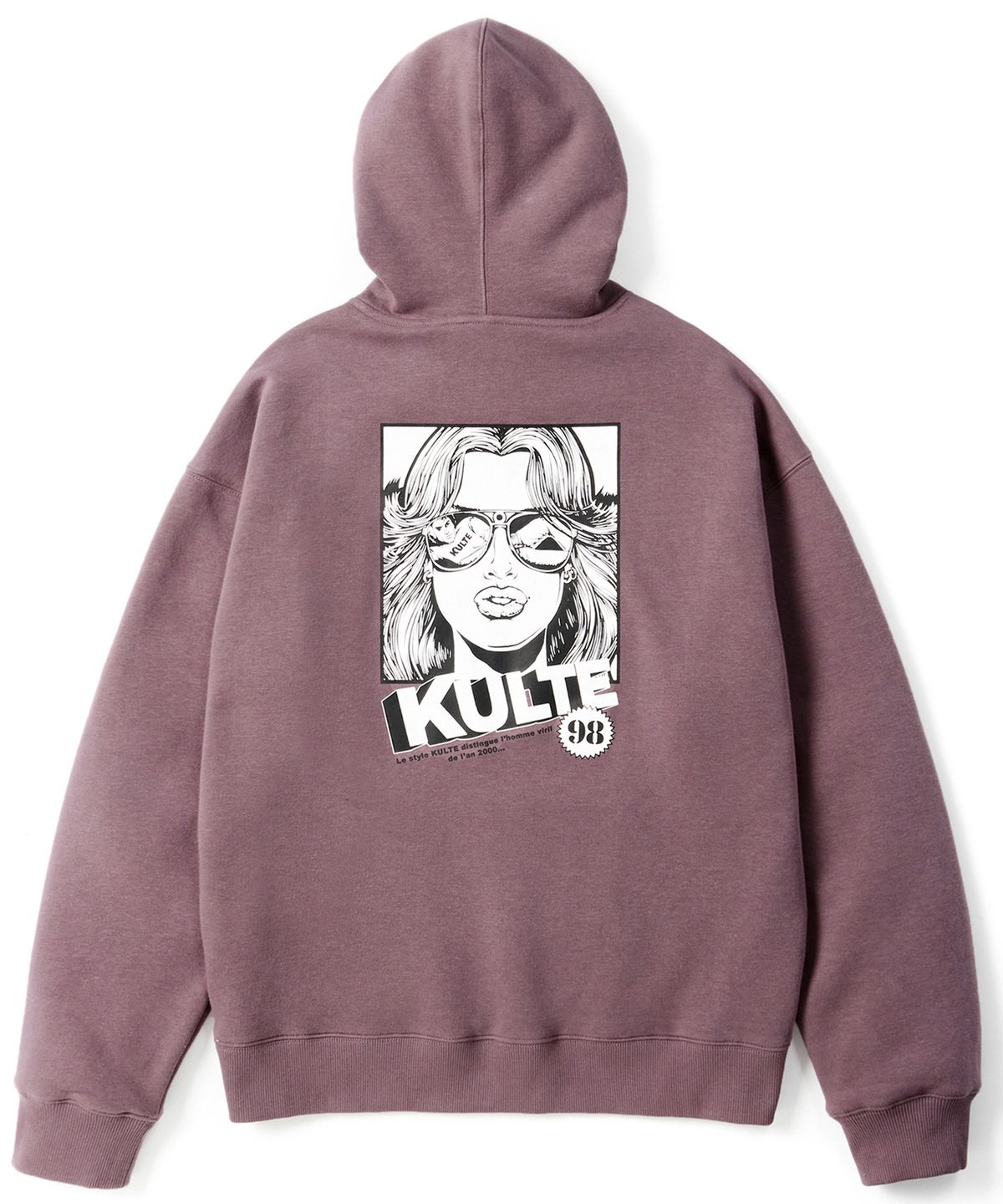 쿨트(KULTE) Vintage girl hoody D.pink