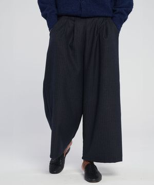 TR ST Wide Skirt Pants_Navy