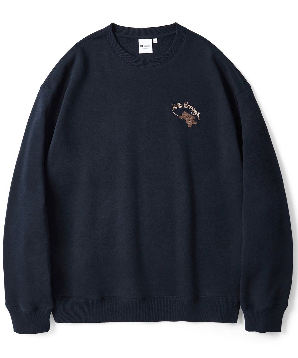 쿨트(KULTE) Fishing bear crewneck D.navy