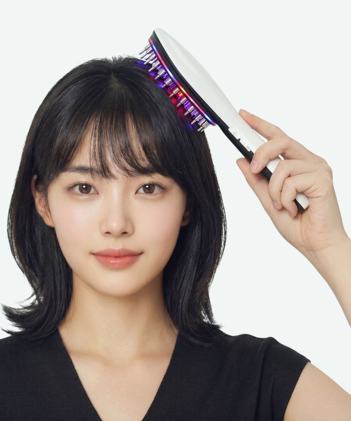 펄케어(PEARLCARE) 헤어프로 두피 마사지기 관리기 브러쉬 고주파 EMS 뷰티 디바이스