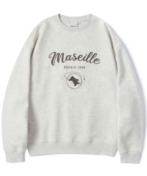 College chain crewneck O.B.melange