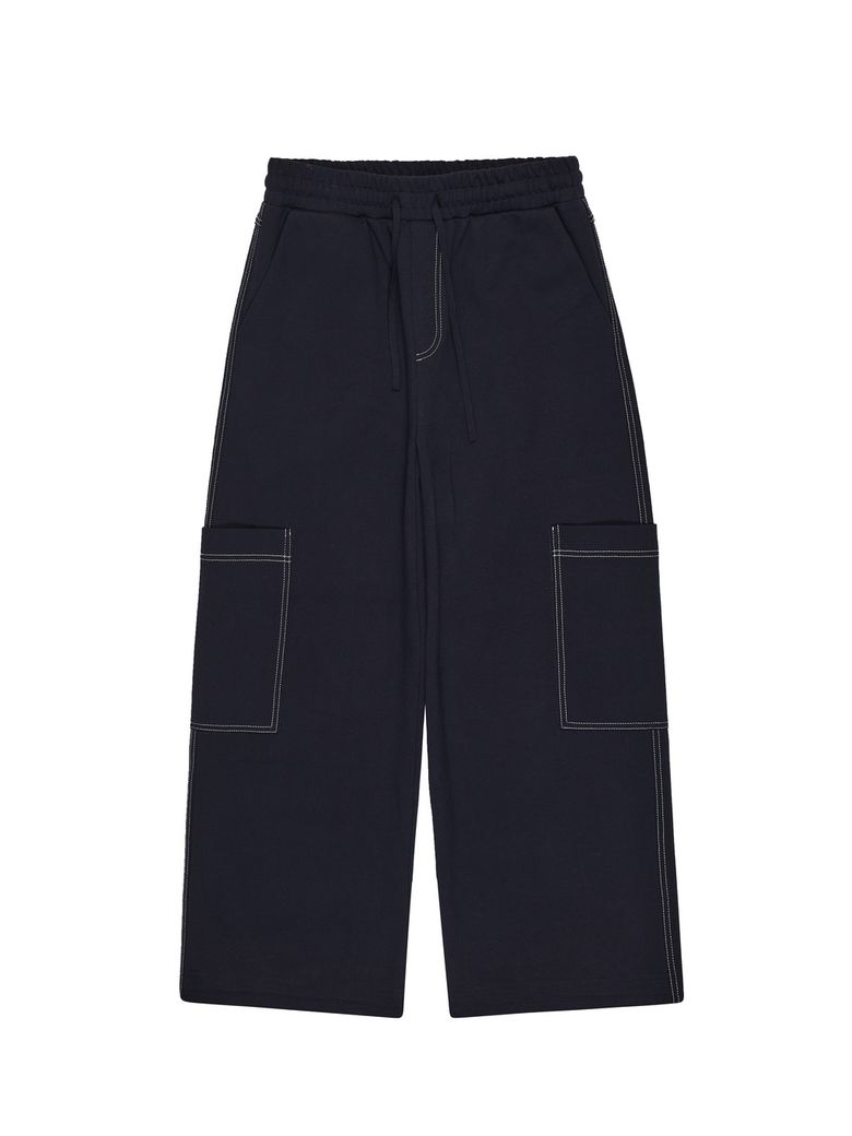 [UNISEX]BIG POCKET JOGGER PANTS - NAVY