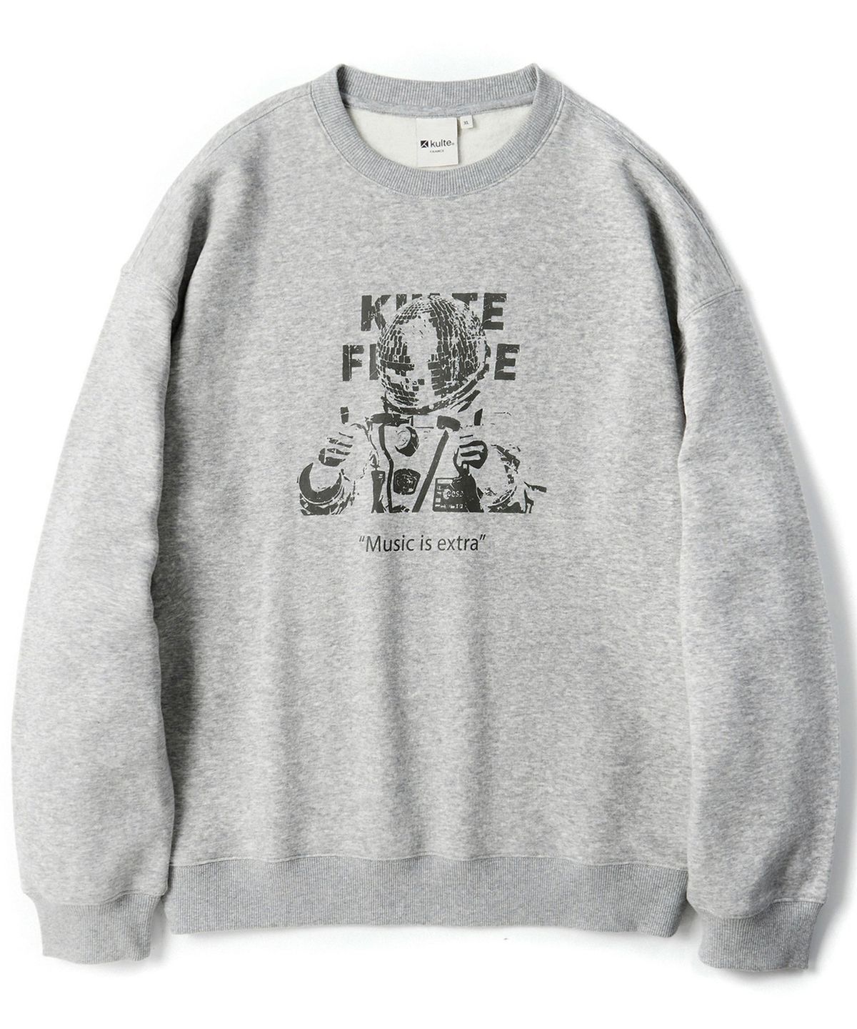 쿨트(KULTE) Music astronaut crewneck M.grey