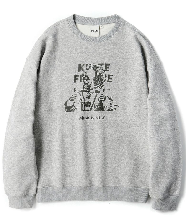 Music astronaut crewneck M.grey
