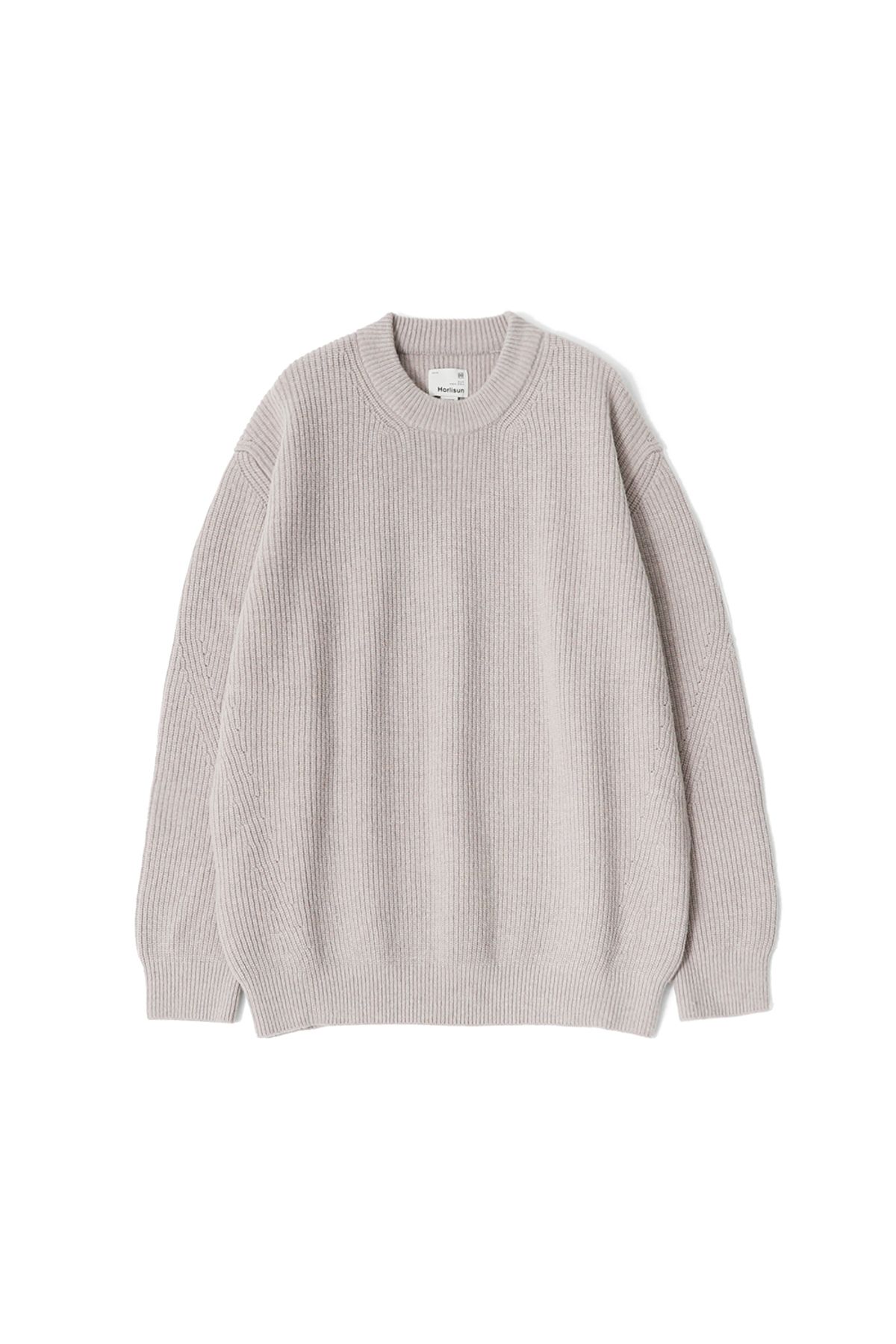 홀리선(HORLISUN) Northyork Crewneck Heavy Knit Ecru
