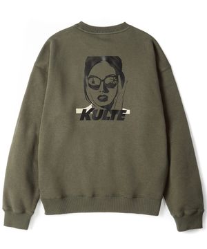 Sunglass girl crewneck Khaki