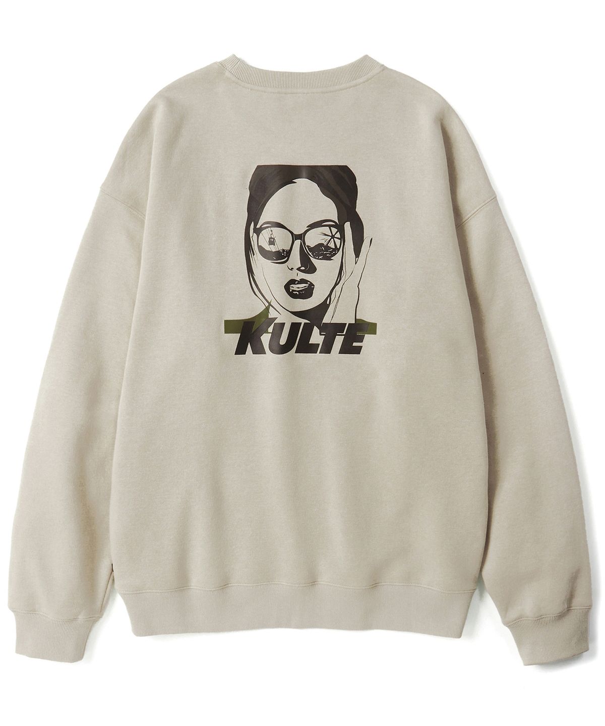쿨트(KULTE) Sunglass girl crewneck L.beige