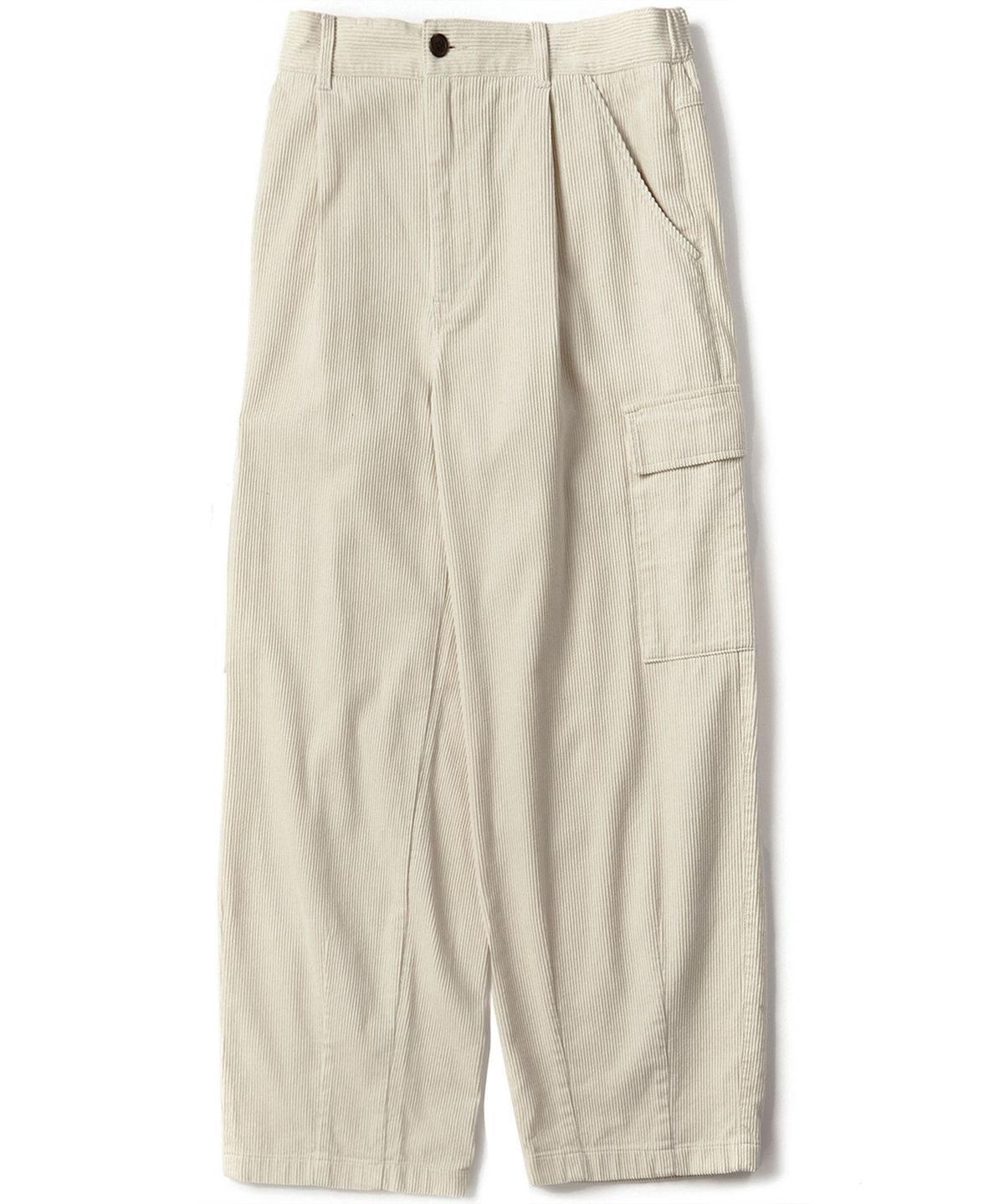 쿨트(KULTE) Corduroy cargo pants Ivory